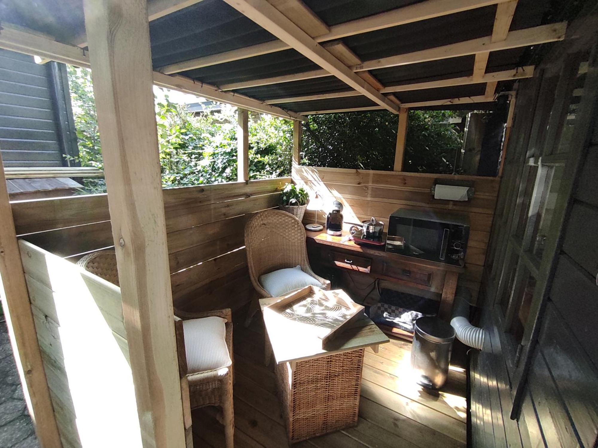 "Tempat Senang" Chalet On The Beautiful Veluwe With Airco Sauna Bbq Jacuzzi Beamer And Dog Putten Exterior foto